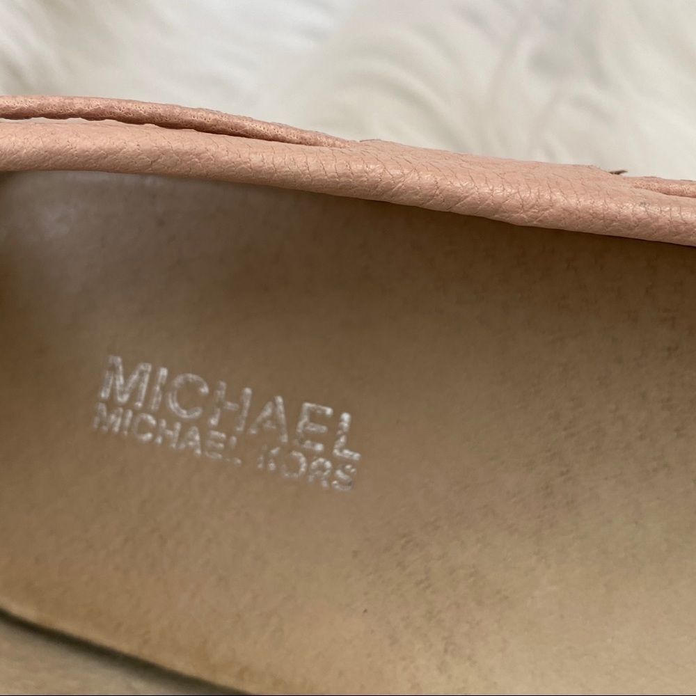 Michael Kors Daisy blush leather moccasins 9.5 - Picture 6 of 7